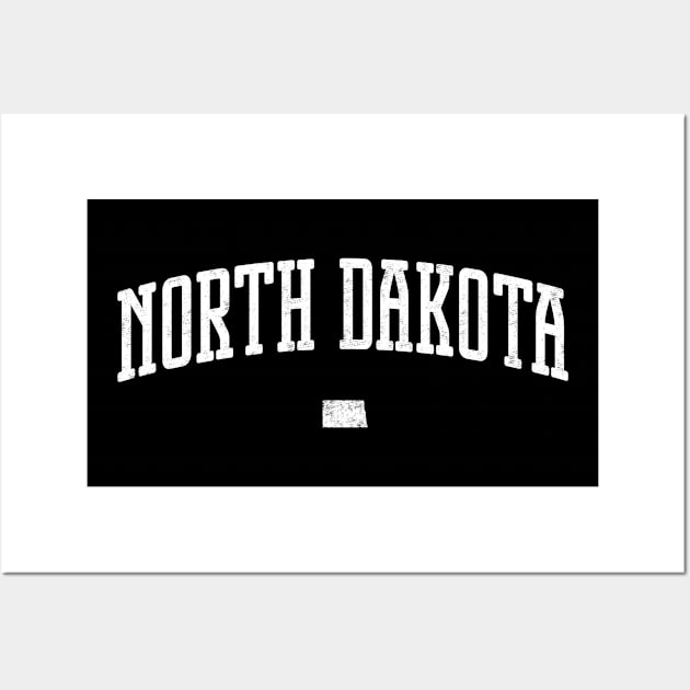 North Dakota Vintage Style Wall Art by Vicinity